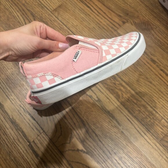 Vans Little Kids Classic Slip-On Checkerboard Shoes - Picture 3 of 4